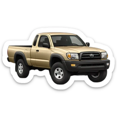 2003 Toyota Tacoma ext cab 2wd with sand paint sticker