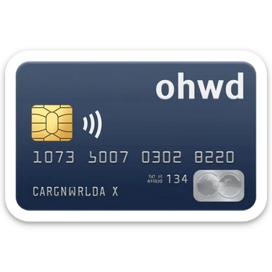 Crédit card  sticker