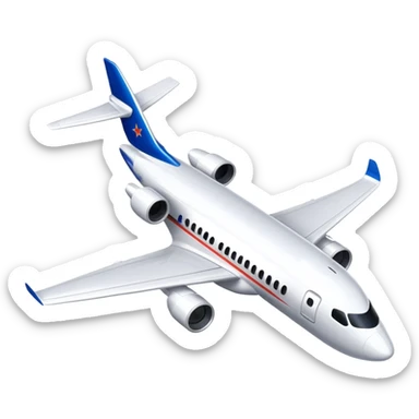 aircraft Superjet sticker