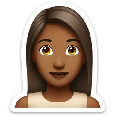 Credit card with pretty brown girl face on it sticker