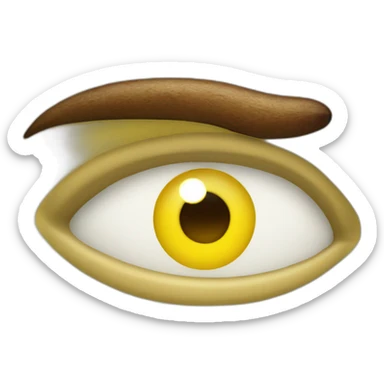 banane avec des yeux sticker