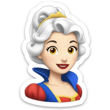 Blanche neige  sticker