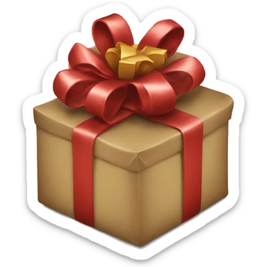 Christmas present sticker