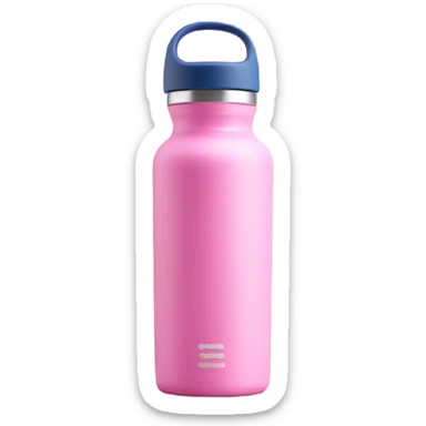 Water bottle pink sticker