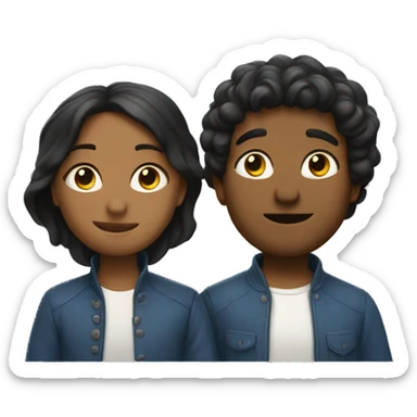 The union of two souls sticker