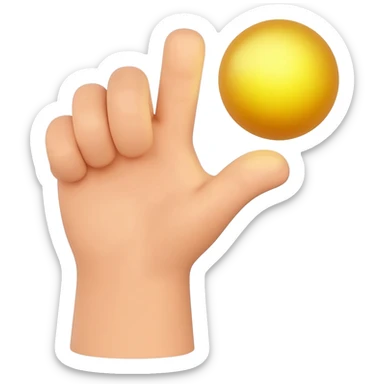 hand reaching up sticker