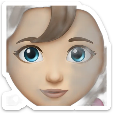 Nancy Ajram with her daughter bleu eyes sticker