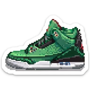 Air Jordan 3 Pine Green sneaker sticker