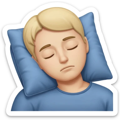 Sleepy Character zzz sticker