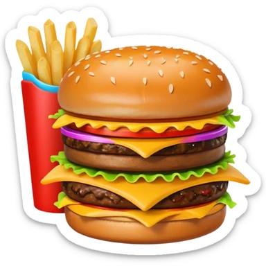 Happy meal sticker