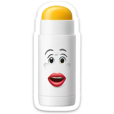 lip balm with label sticker