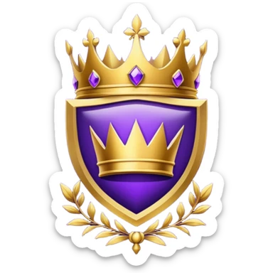 the kings team logo sticker