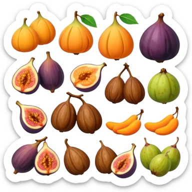 Dry fruits sticker