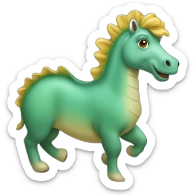 hippocampe animal sticker