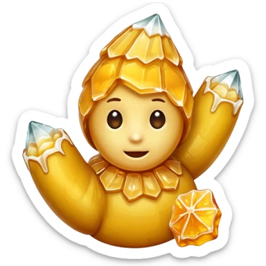 candied ginger root sticker