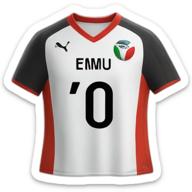 soccer jersey with big autograph sticker