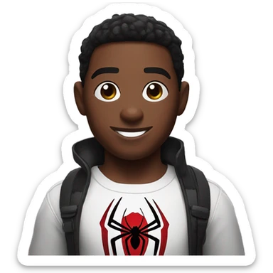 spider-man miles morales sticker