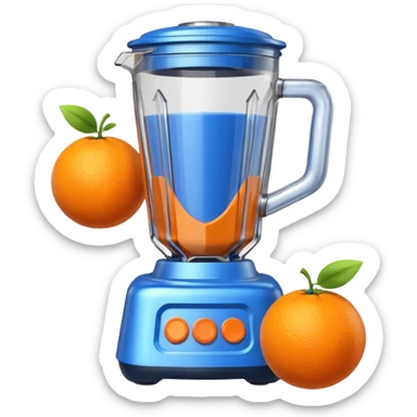 Genarte for a me a Blender Program logo sticker