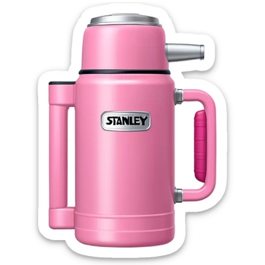 Pink Stanley Thermos sticker