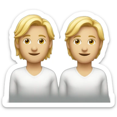 Someone who’s we can’t see him face and who’s using a computer  sticker