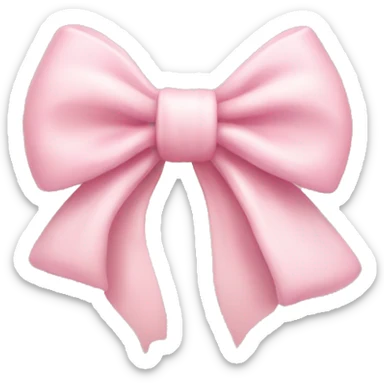 Light pink rapana with bow sticker