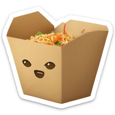Chinese takeout  sticker