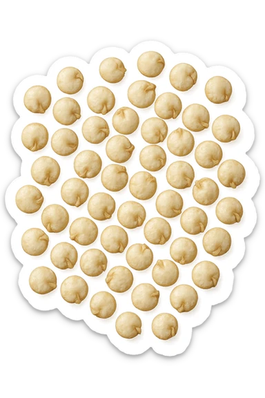 quinoa vista dall'alto, iperrealistiche 4k sticker