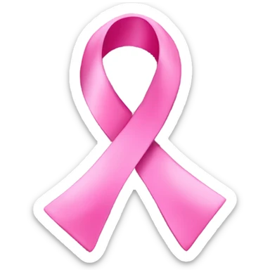 Pink ribbon  sticker
