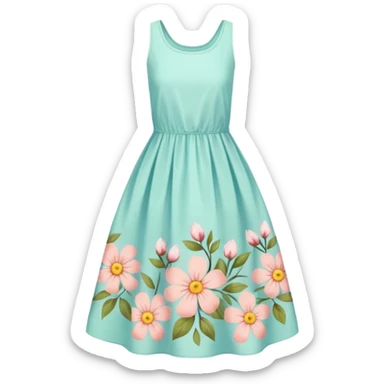 summer dress sticker