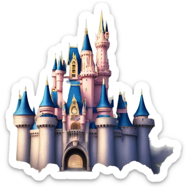 Sparkle Disney castle  sticker