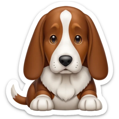 Bassett hound sticker