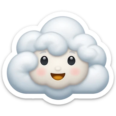Emoji de la nube voladora de sun wukong sticker