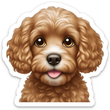 •	Puppy Eyes Emoji: Your Cavapoo looking up with big, heart-melting eyes. Maybe add sparkles or tiny hearts around the eyes to show how cute they are sticker