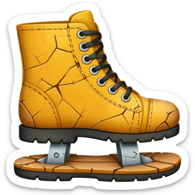 fractured sole sticker