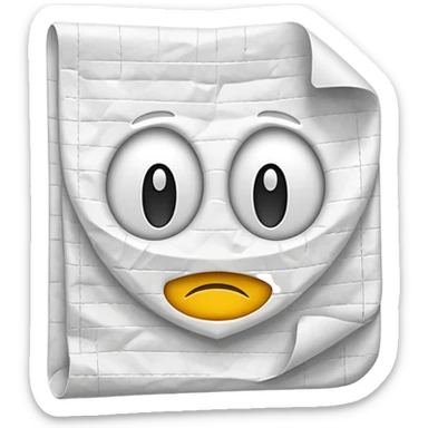 document papier  sticker