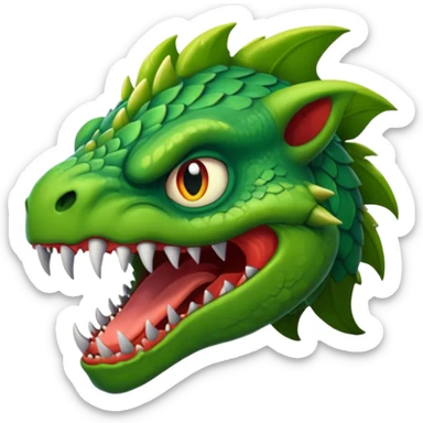 wild monster sticker