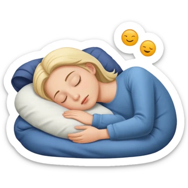 Sleeping pls sticker