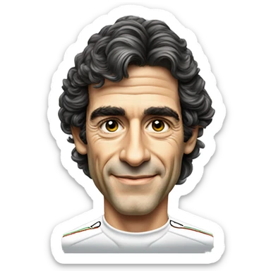 carro do ayrton senna sticker