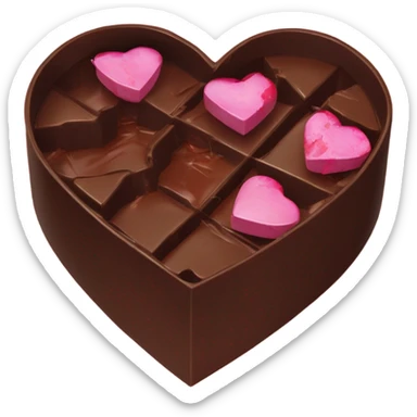 Heart broken valentines  sticker