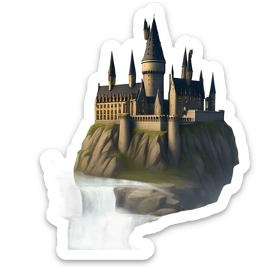 Hogwarts castle sticker
