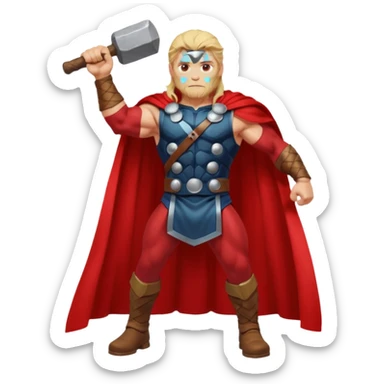 Thor full body sticker
