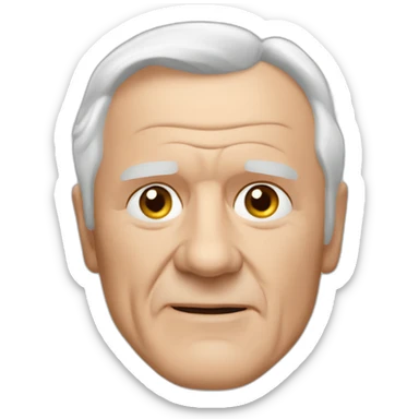 anthony-hopkins cartoon wearing henley sticker