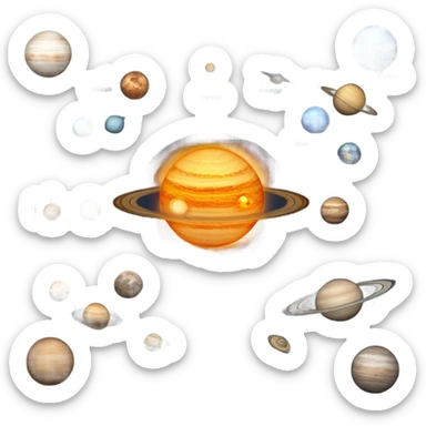 Solar system  sticker