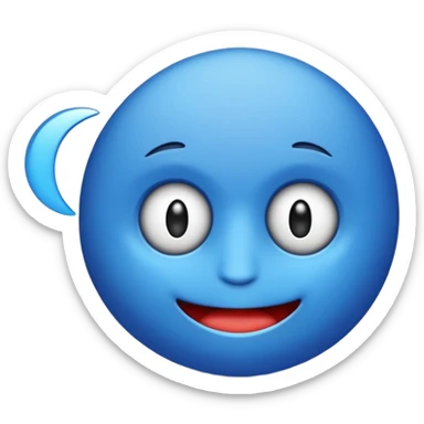 O inima mov,cu trecere spre albastru deschis si coada de drac! sticker