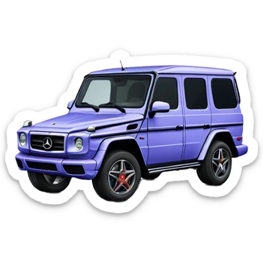 Periwinkle G Wagon AMG sticker
