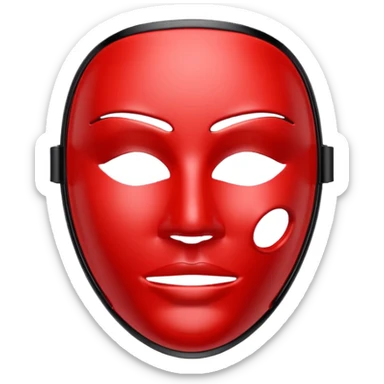 A Currentbody led red therapy mask sticker