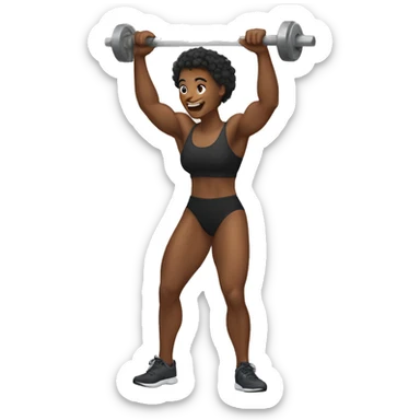 strength, growth, pushing the limits sticker