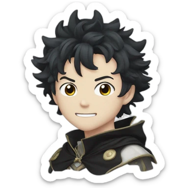Asta black clover sticker