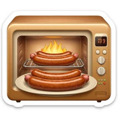 sausage microwave sticker