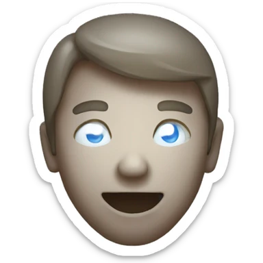 FACE LIGHTED WITH FLASHLIGHT sticker